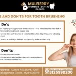 Do's and Don'ts for tooth brushing